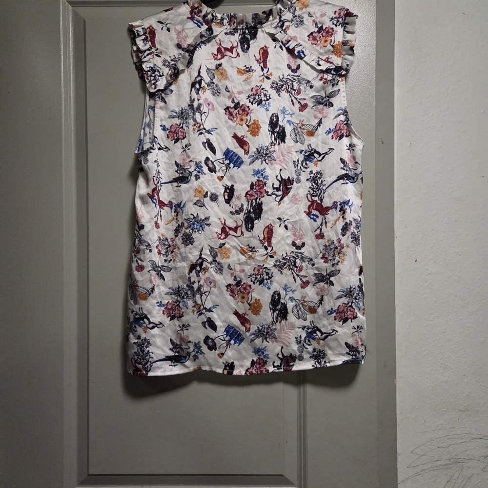 Modcloth White Floral Mini Skirt - Picture 4 of 4